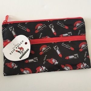 Sanrio My Melody zipper pouch makeup bag NWT
